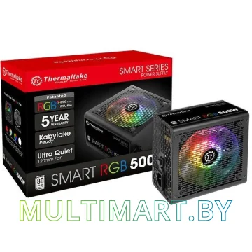 Блок питания Thermaltake Smart RGB 500W (PS-SPR-0500NHSAW) картинка 6